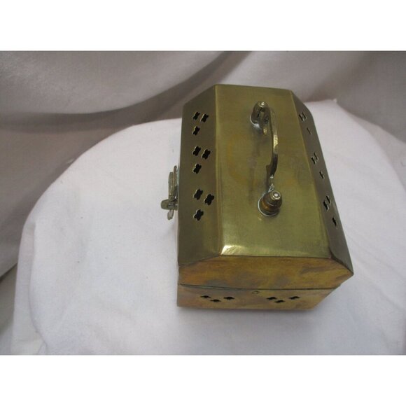 Cricket Box~For Good Luck~Trinkets Jewels‎ Secrets Crickets Vintage Brass - Picture 5 of 7